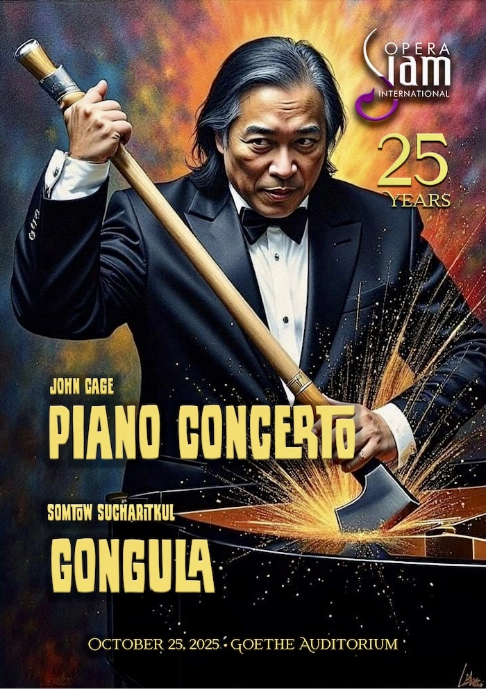 BANGKOK – CULTURE : Somtow et Cage, un dialogue musical entre l’Est et l’Ouest au Goethe-Institut