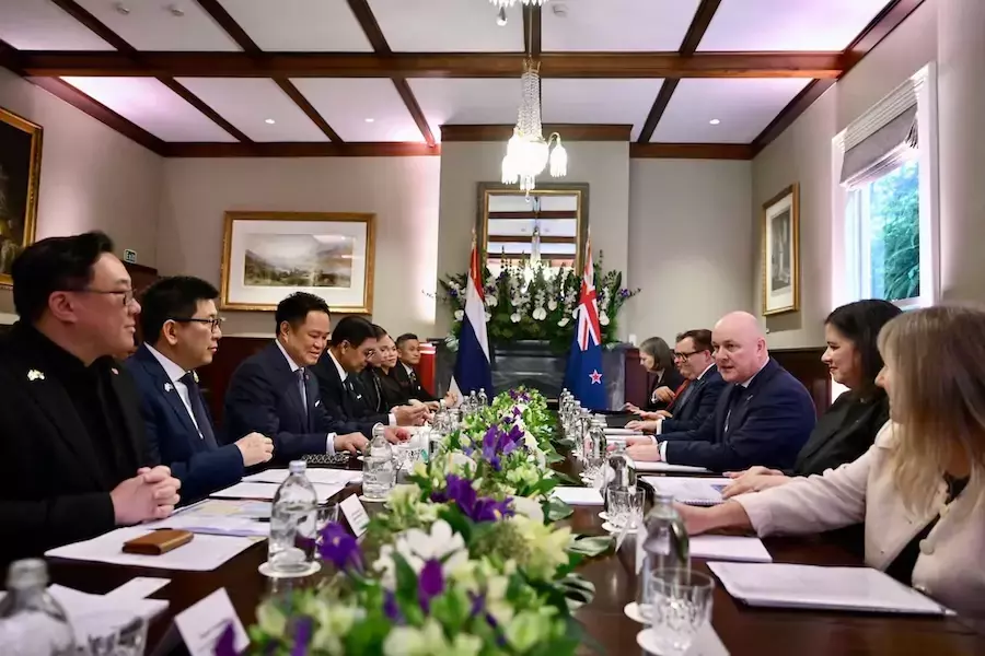 THAÏLANDE – NOUVELLE-ZÉLANDE : Bangkok et Wellington resserrent leurs liens économiques et sécuritaires