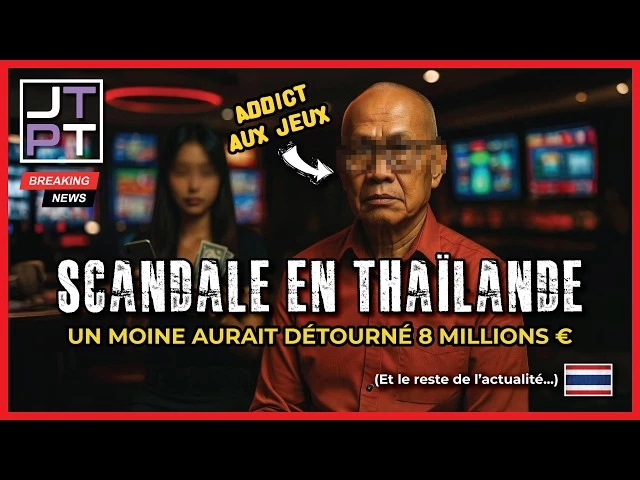 8 Millions d'euros qu'un Moine aurait détourné en #thaïlande #thailande #actualité #news #jtpt