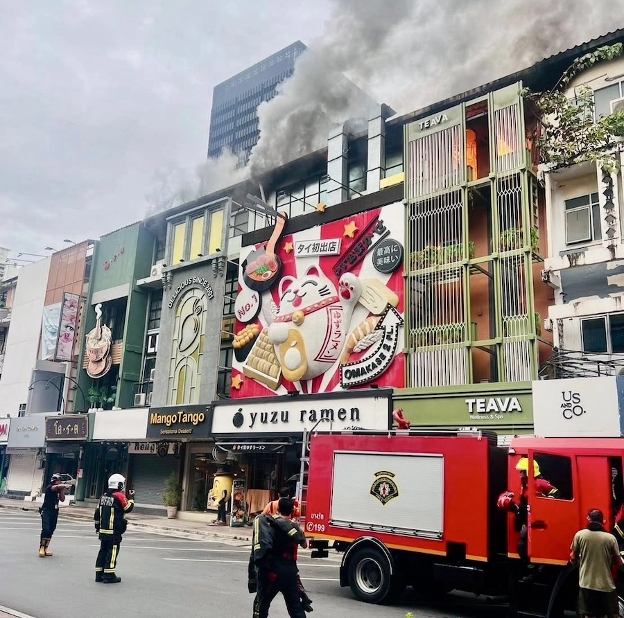 BANGKOK – SOCIÉTÉ : Un incendie maîtrisé dans un spa de Siam Square