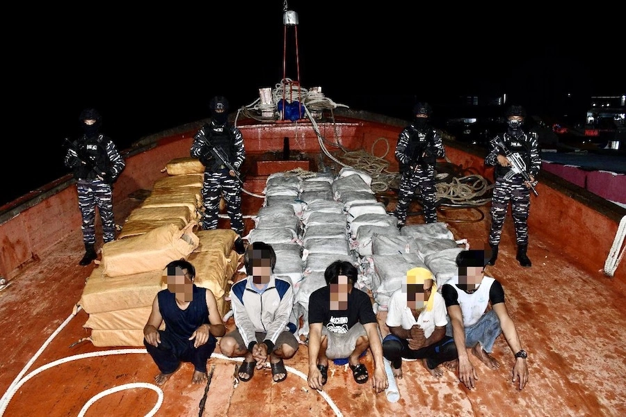 INDONÉSIE – SOCIÉTÉ : Saisie d’un navire thaïlandais transportant une quantité record de drogue