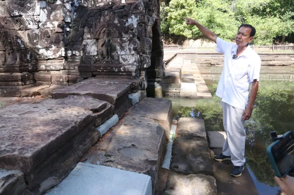 CAMBODGE – CULTURE : Le système de drainage ouest de Neak Pean restauré avec succès