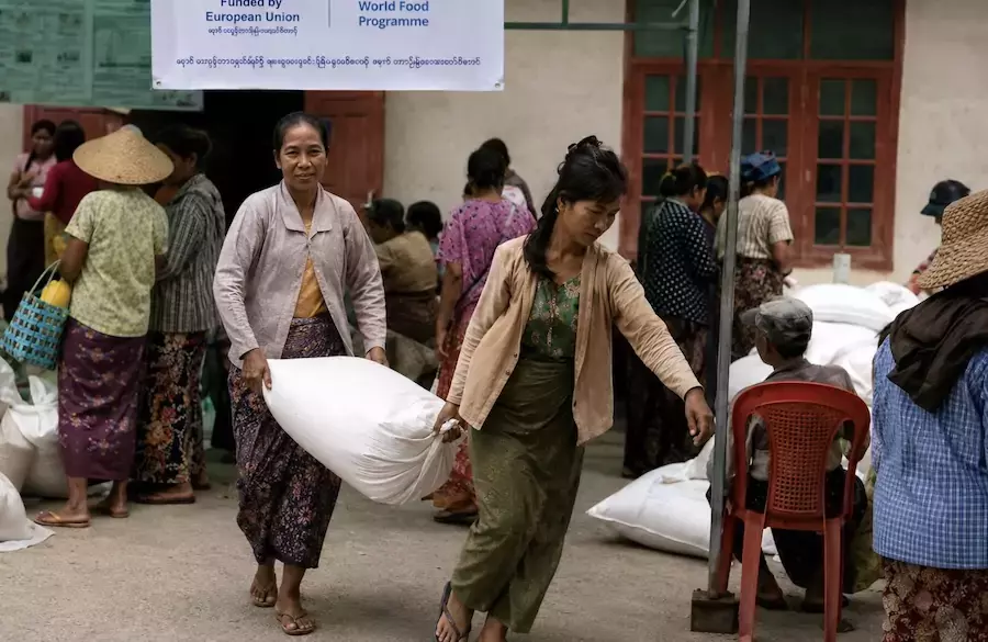 BIRMANIE – SOCIÉTÉ : Selon l’ONU, la Birmanie est l’un des 13 pays les plus exposés à la famine au monde