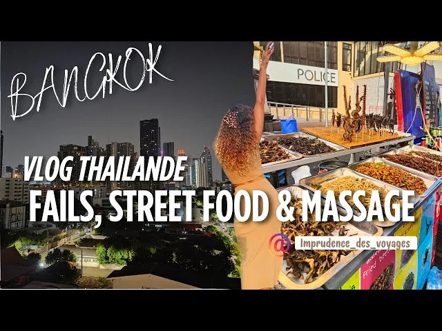 VLOG THAILANDE - Bangkok - pad thaï à 3€ et massage inattendu
