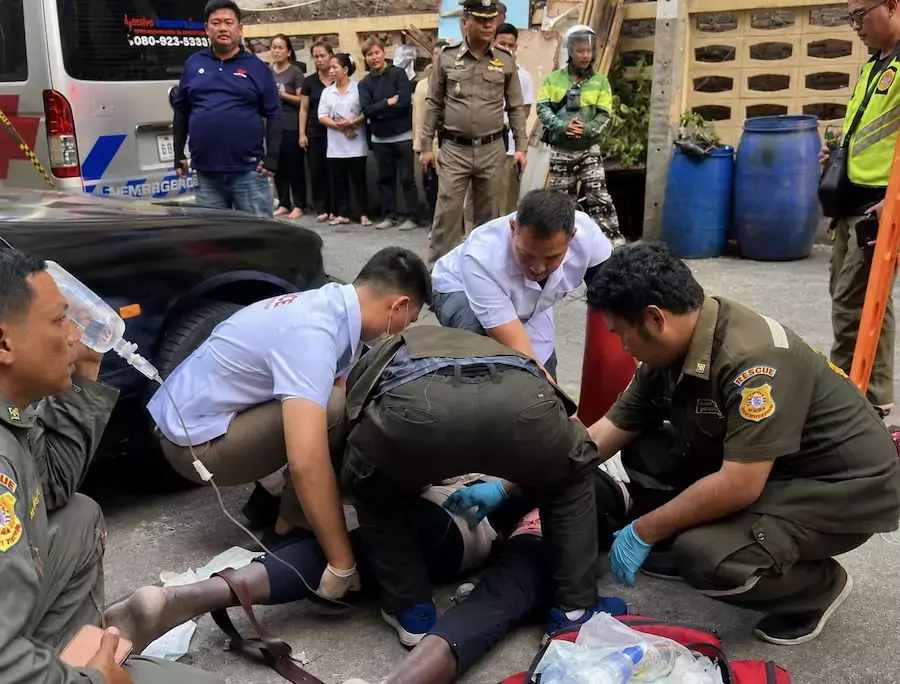 BANGKOK – SOCIÉTÉ : Un Français blessé par balle après avoir attaqué un policier au couteau