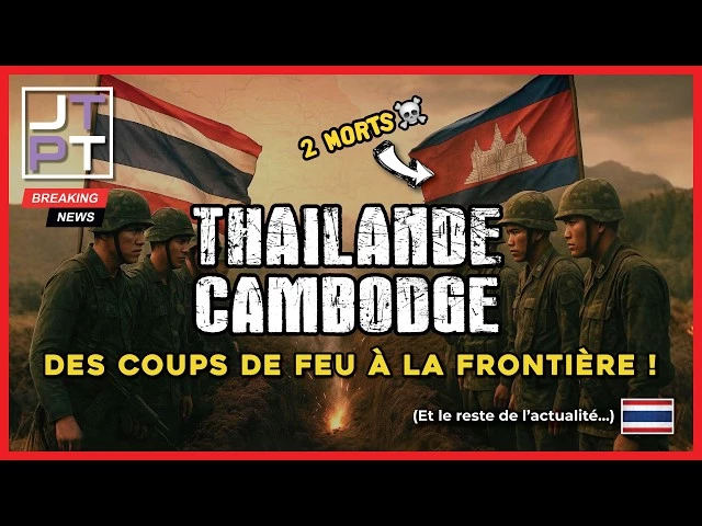 ⚠️ Frontière Thaïlande-Cambodge : 2 Morts, Pourquoi ? #thaïlande #cambodge #actualité #news #jtpt