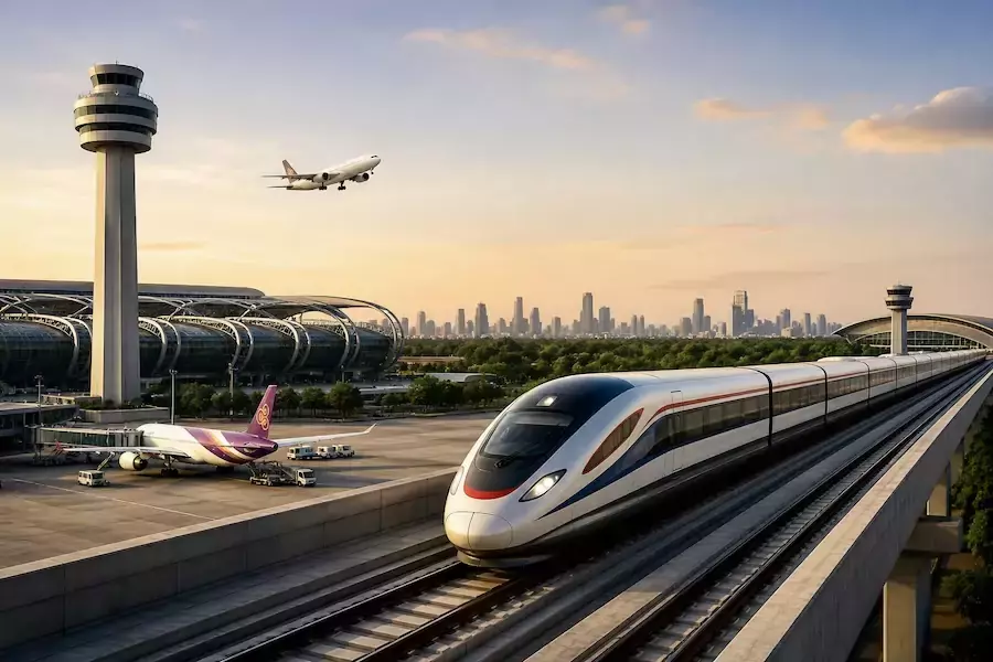 THAÏLANDE – INFRASTRUCTURE : La liaison à grande vitesse entre les trois aéroports reste sur la table