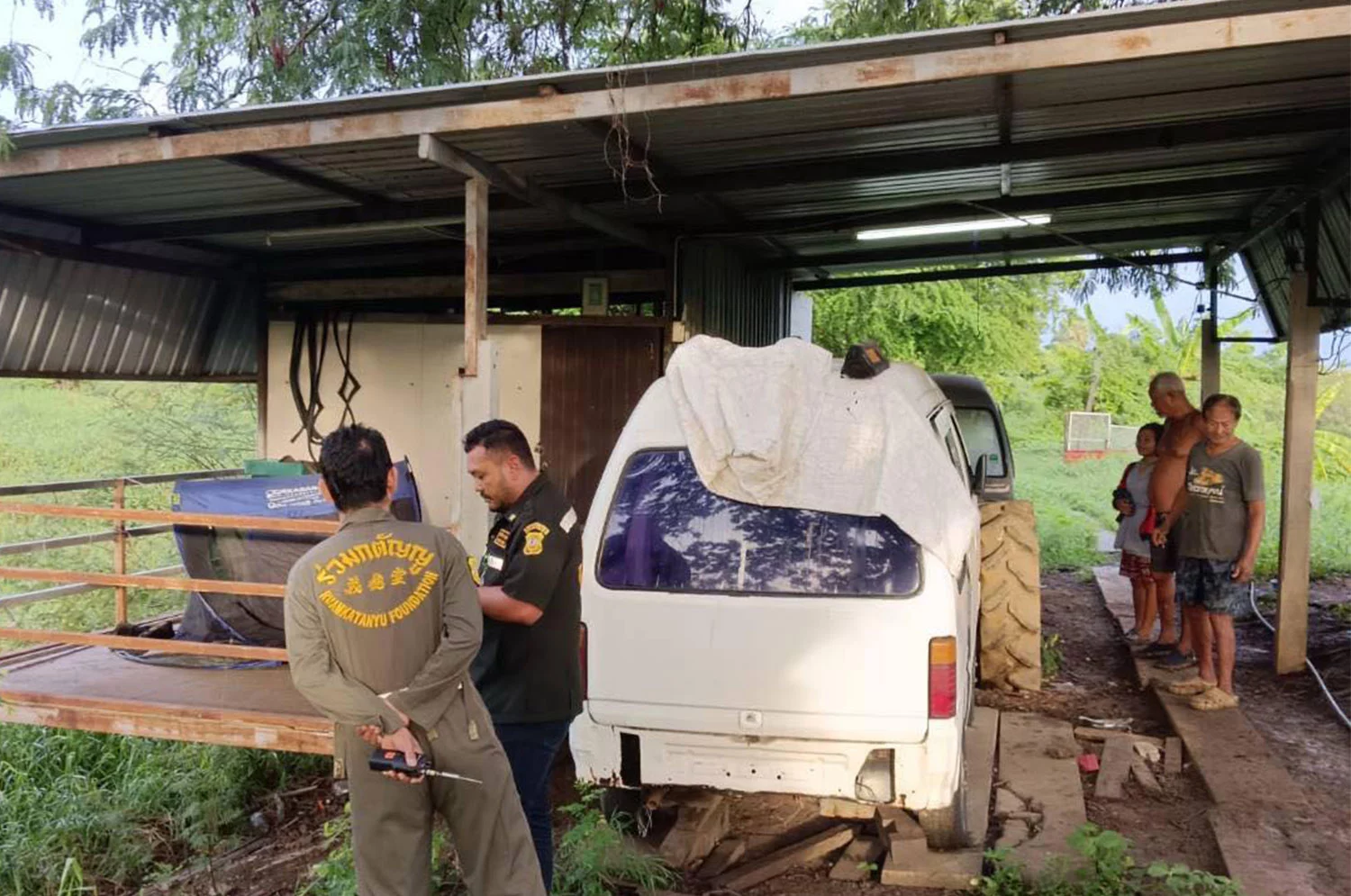 Trois personnes électrocutées dans le garage familial pendant la tempête