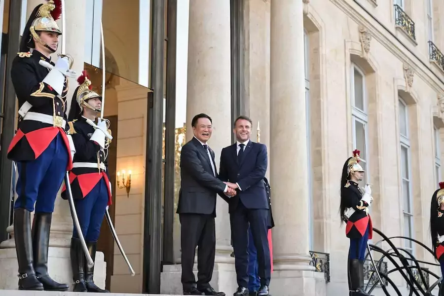 THAÏLANDE – FRANCE : Anutin Charnvirakul et Emmanuel Macron renforcent le partenariat stratégique entre les deux pays