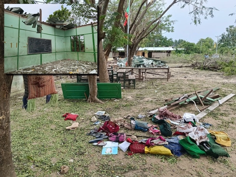 BIRMANIE – CONFLIT : La France dénonce l’attaque de la Tatmadaw contre une école