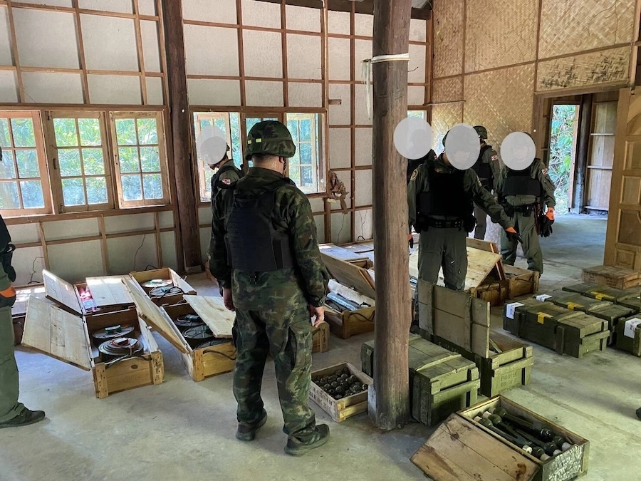 THAÏLANDE – CAMBODGE : Découverte d’une importante cache d’armes cambodgiennes dans un casino