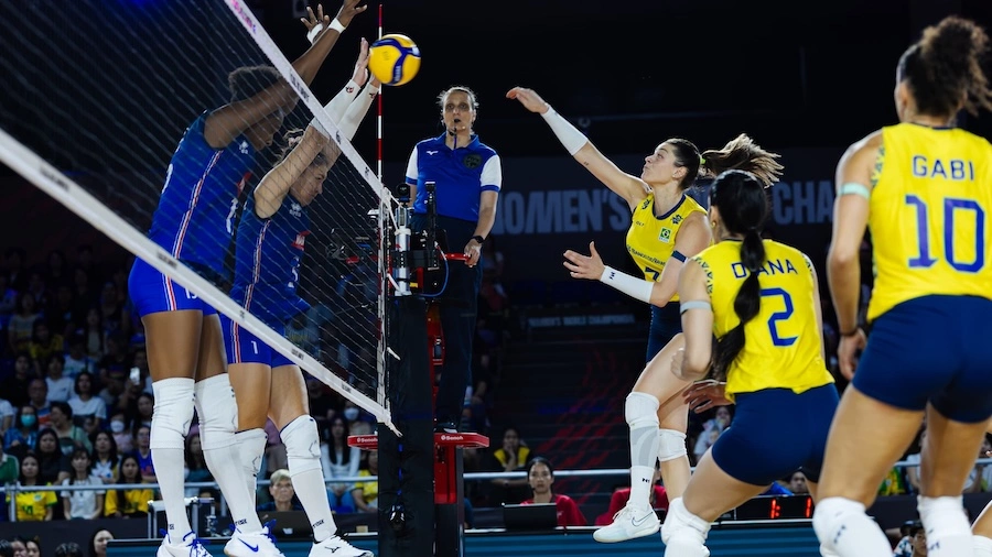 THAÏLANDE – VOLLEYBALL : Les Bleues stoppées en quarts par le Brésil