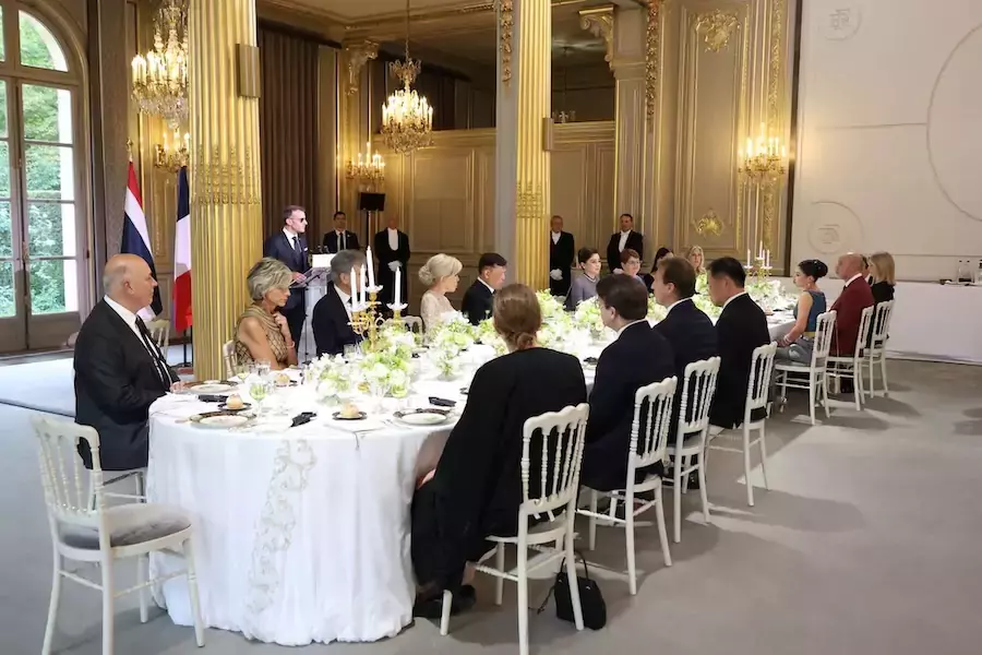 THAÏLANDE – FRANCE : En photo, le diner d’État offert à S.M. Rama X